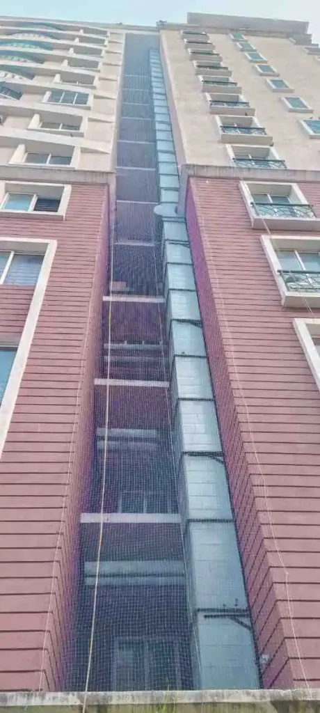 Duct area safety nets for pigeon, Pigeon safety nets, Bird protection nets, duct area pigeon nets In Chennai, rb safety nets, duct area safety nets in pune
