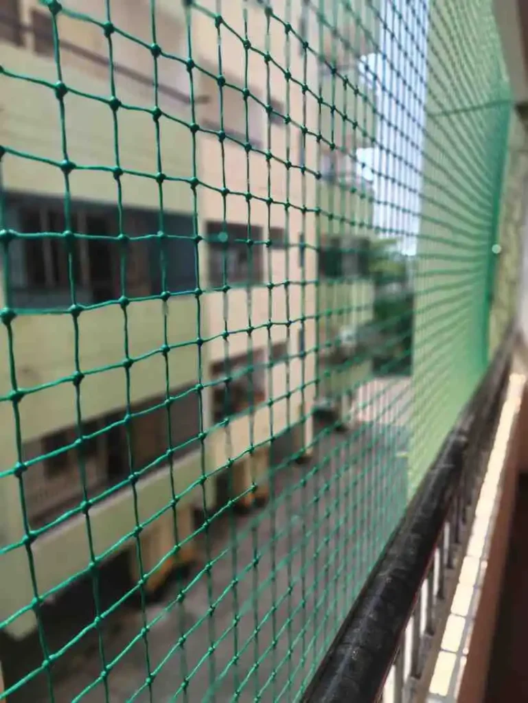 green colour safety nets, pigeon protection nets, balcony safety nets, children safety nets, rb safety nets, children safety nets in Vijaywada